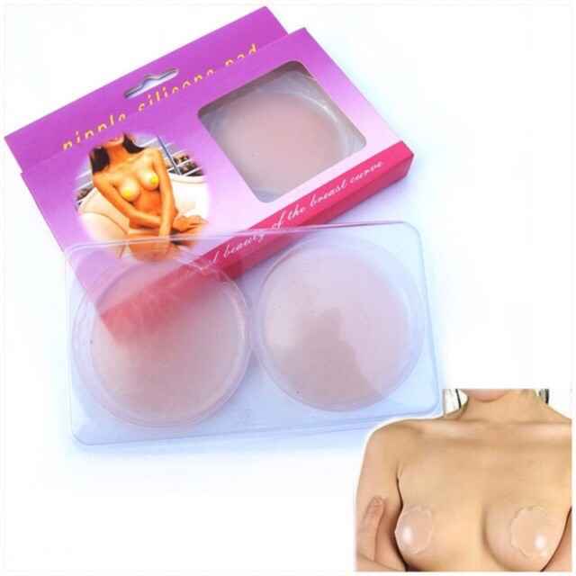 Silicone Réutilisable Adhésif Couvre-Mamelon Soutien-Gorge Coussinet de Sein en Silicone,